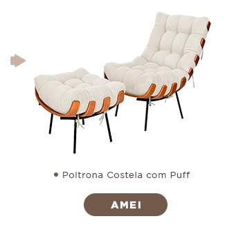 Poltrona Costela com Puff